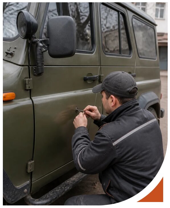 Профессиональное вскрытие автомобиля УАЗ без повреждений в Бердске